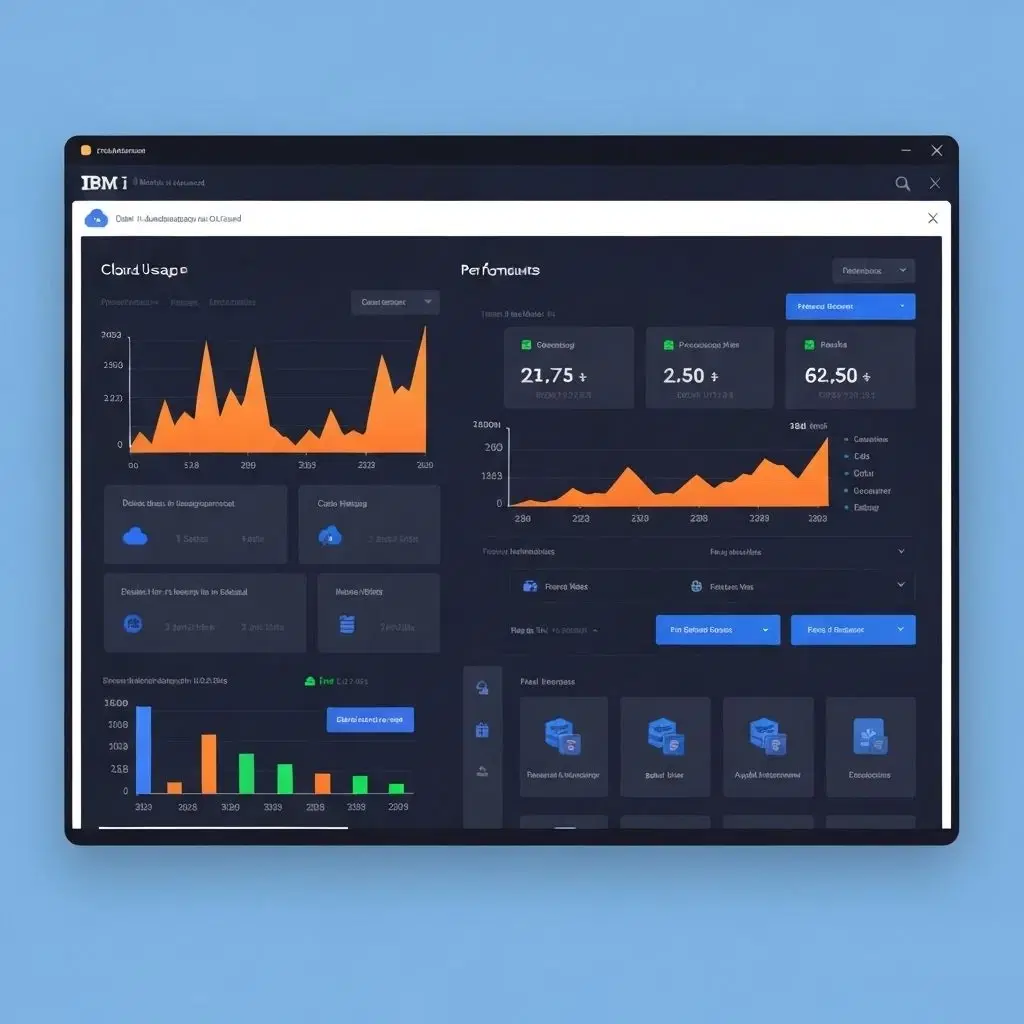 IBM i 専門家によるクラウド運用監視ダッシュボードと日本語サポートのイメージ